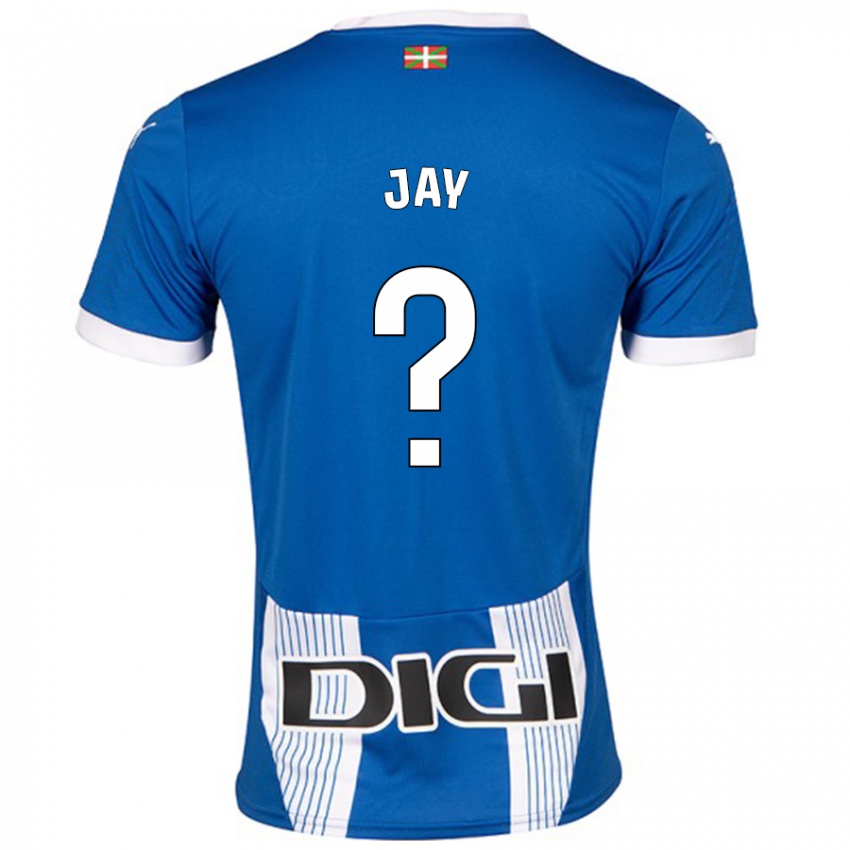 Criança Camisola Alejandro Jay #0 Azul Principal 2024/25 Camisa Brasil