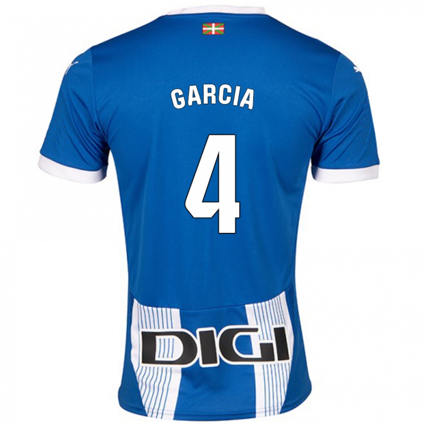 Criança Camisola Pichi García #4 Azul Principal 2024/25 Camisa Brasil