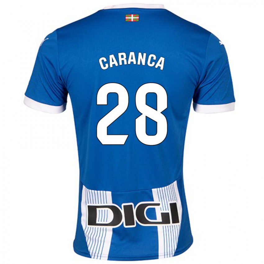 Criança Camisola Sara Caranca #28 Azul Principal 2024/25 Camisa Brasil