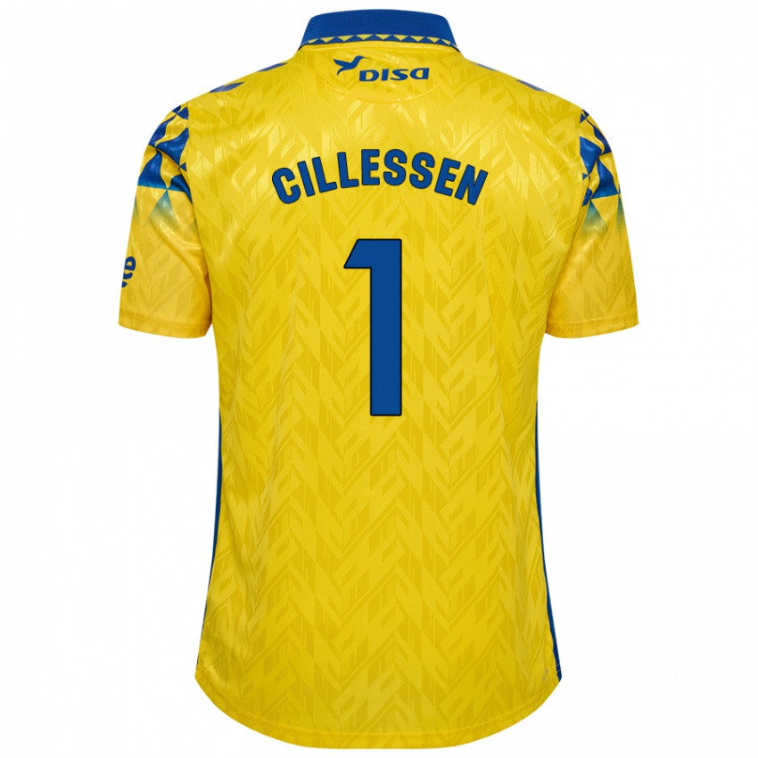 Criança Camisola Jasper Cillessen #1 Azul Amarelo Principal 2024/25 Camisa Brasil