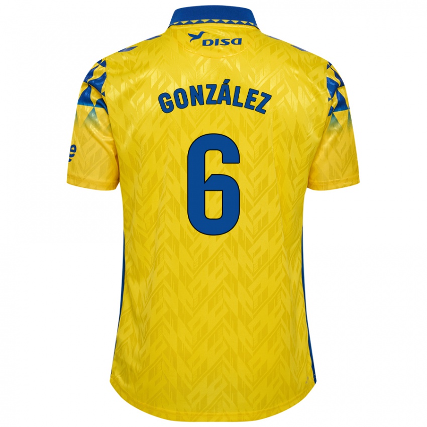 Criança Camisola Fabio González #6 Azul Amarelo Principal 2024/25 Camisa Brasil