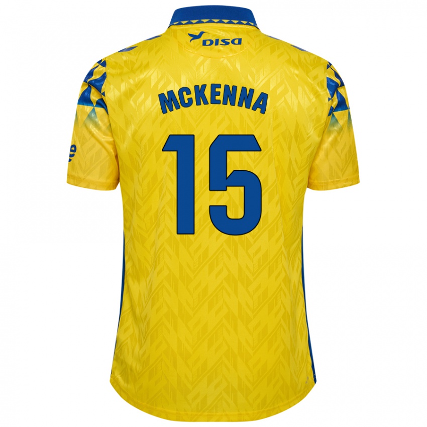 Criança Camisola Scott Mckenna #15 Azul Amarelo Principal 2024/25 Camisa Brasil