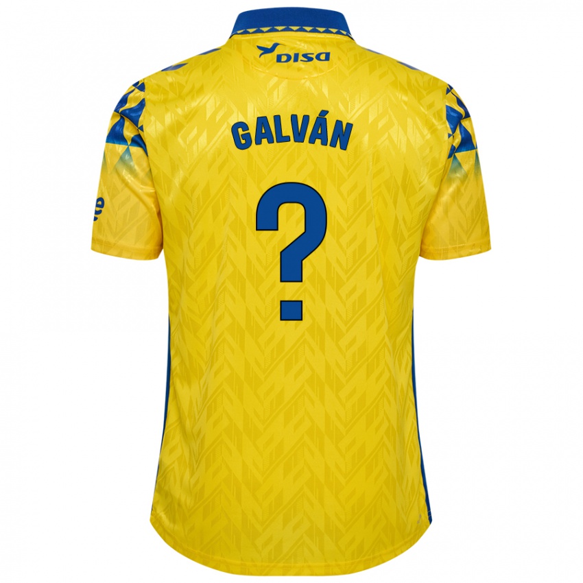 Criança Camisola Carlos Galván #0 Azul Amarelo Principal 2024/25 Camisa Brasil