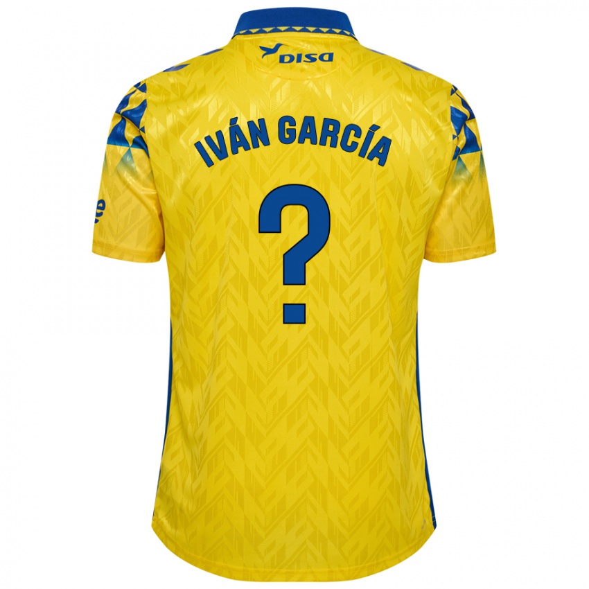 Criança Camisola Iván García #0 Azul Amarelo Principal 2024/25 Camisa Brasil