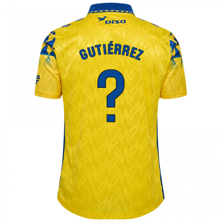 Criança Camisola Marco Gutiérrez #0 Azul Amarelo Principal 2024/25 Camisa Brasil