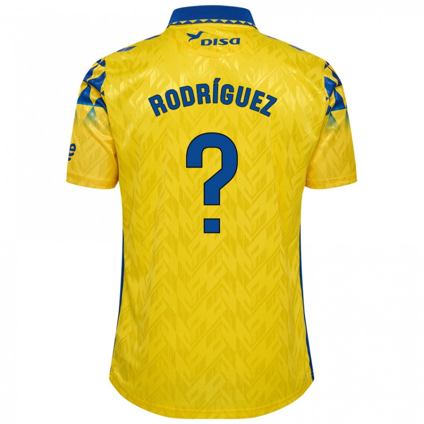 Criança Camisola David Rodríguez #0 Azul Amarelo Principal 2024/25 Camisa Brasil