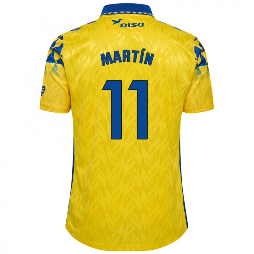 Criança Camisola Diego Martín #11 Azul Amarelo Principal 2024/25 Camisa Brasil