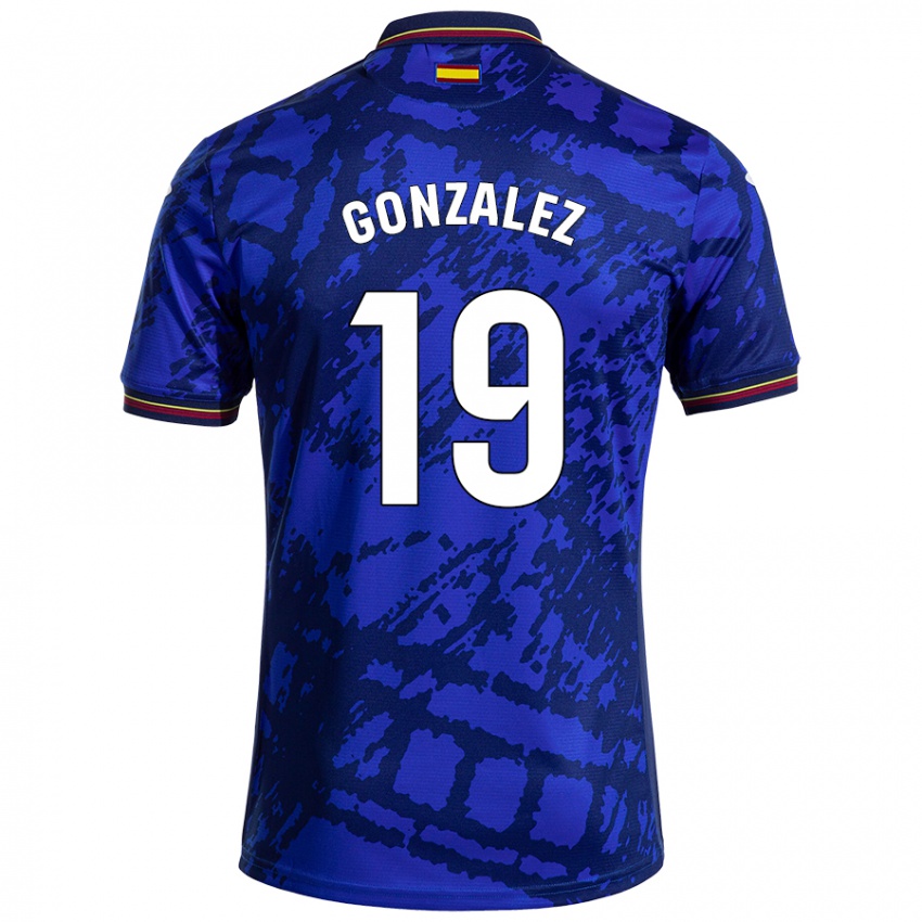 Criança Camisola Peter Gonzalez #19 Azul Mais Escuro Principal 2024/25 Camisa Brasil