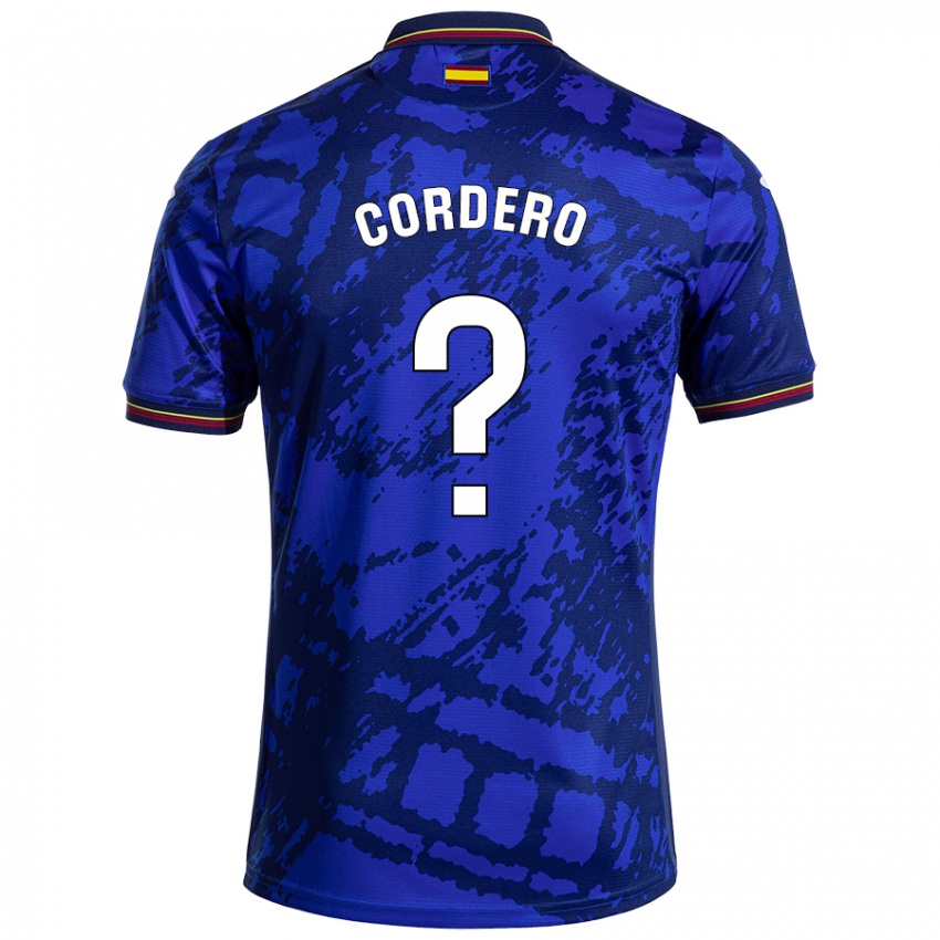 Criança Camisola Alberto Cordero #0 Azul Mais Escuro Principal 2024/25 Camisa Brasil