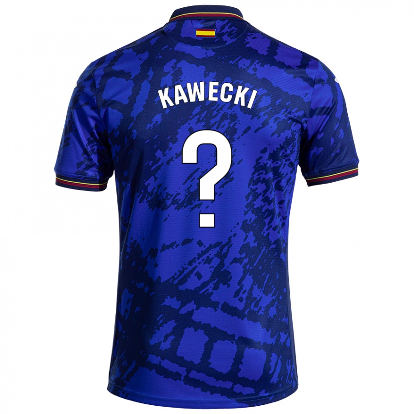 Criança Camisola Luis Kawecki #0 Azul Mais Escuro Principal 2024/25 Camisa Brasil