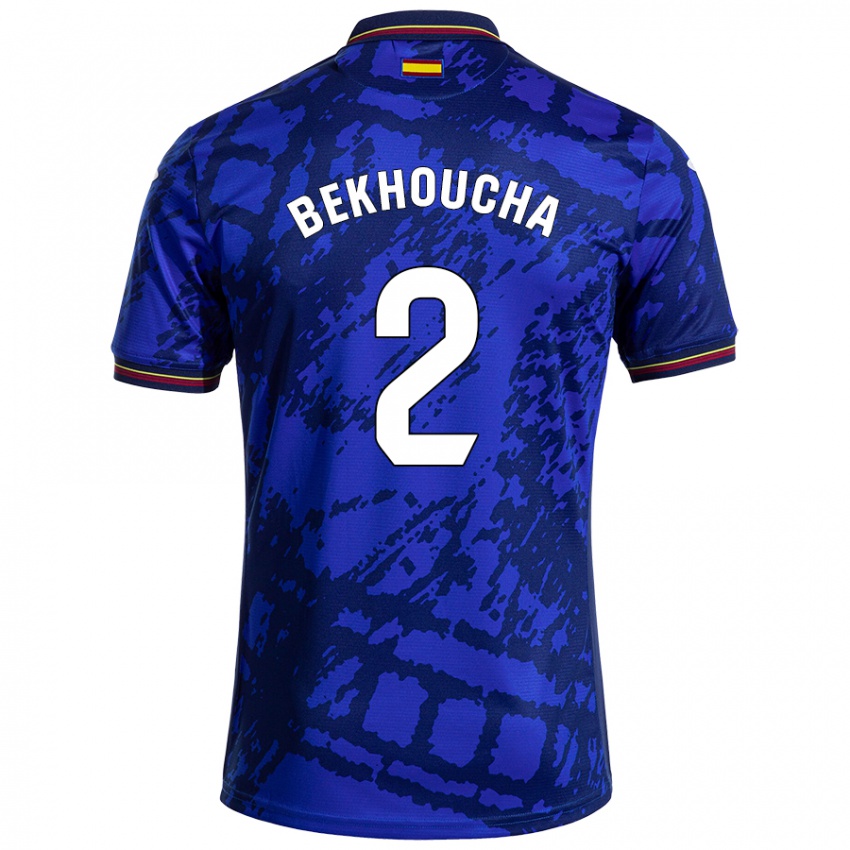 Criança Camisola Ismael Bekhoucha #2 Azul Mais Escuro Principal 2024/25 Camisa Brasil