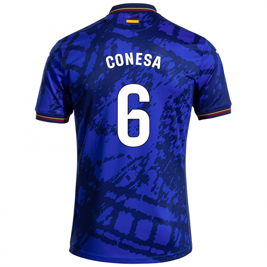 Criança Camisola Nico Conesa #6 Azul Mais Escuro Principal 2024/25 Camisa Brasil