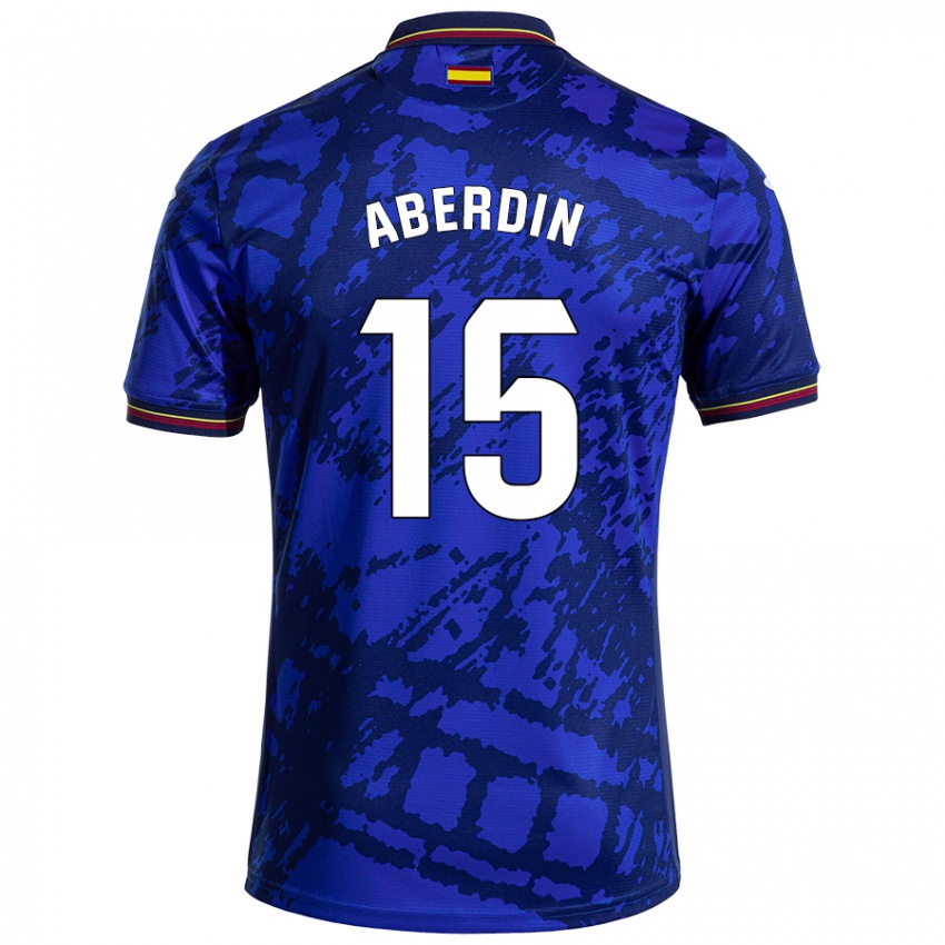 Criança Camisola Nabil Aberdin #15 Azul Mais Escuro Principal 2024/25 Camisa Brasil