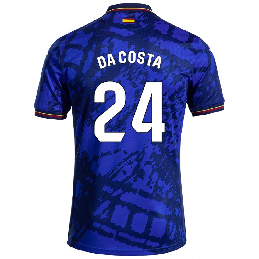 Criança Camisola Coba Da Costa #24 Azul Mais Escuro Principal 2024/25 Camisa Brasil