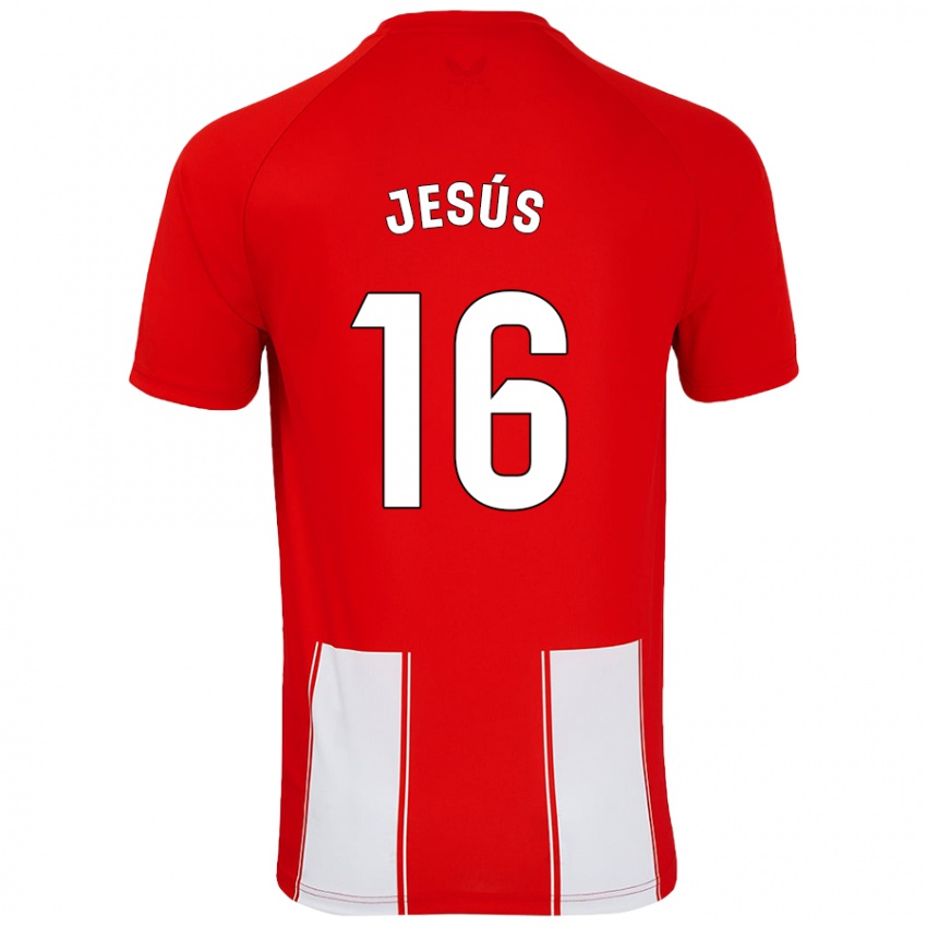 Criança Camisola Antonio Jesús #16 Branco Vermelho Principal 2024/25 Camisa Brasil