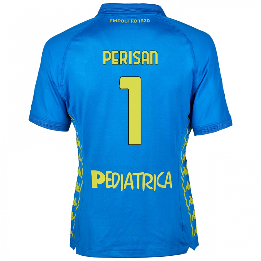 Criança Camisola Samuele Perisan #1 Azul Principal 2024/25 Camisa Brasil