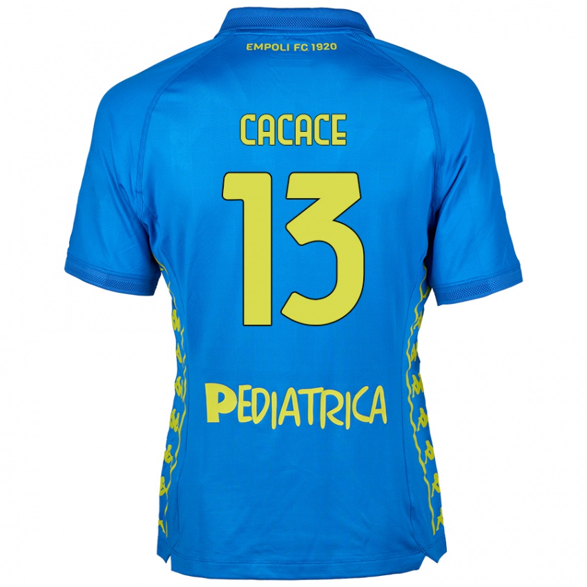 Criança Camisola Liberato Cacace #13 Azul Principal 2024/25 Camisa Brasil