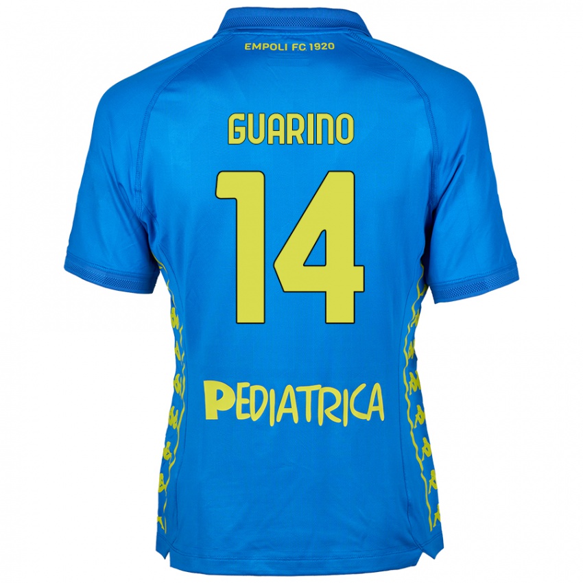 Criança Camisola Gabriele Guarino #14 Azul Principal 2024/25 Camisa Brasil