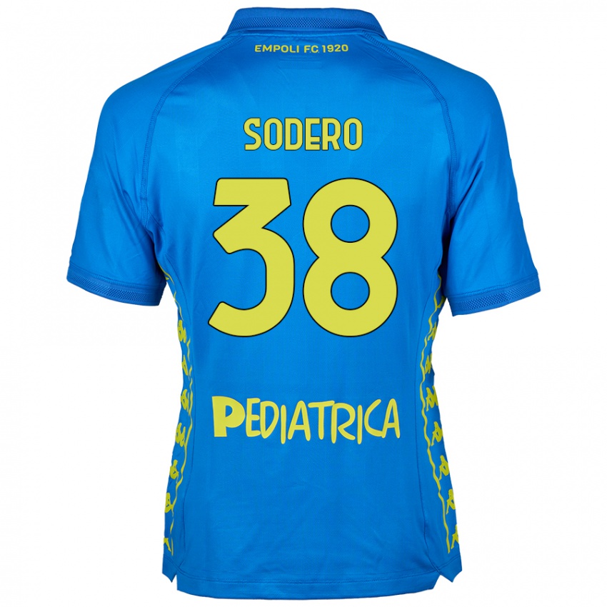 Criança Camisola Andrea Sodero #38 Azul Principal 2024/25 Camisa Brasil