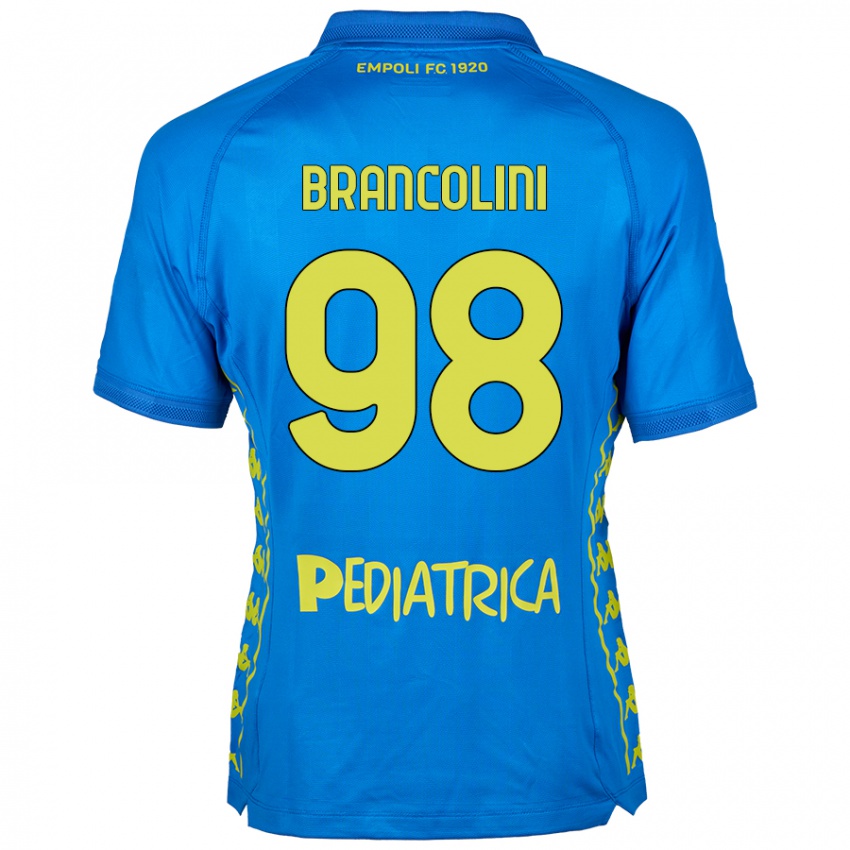 Criança Camisola Federico Brancolini #98 Azul Principal 2024/25 Camisa Brasil