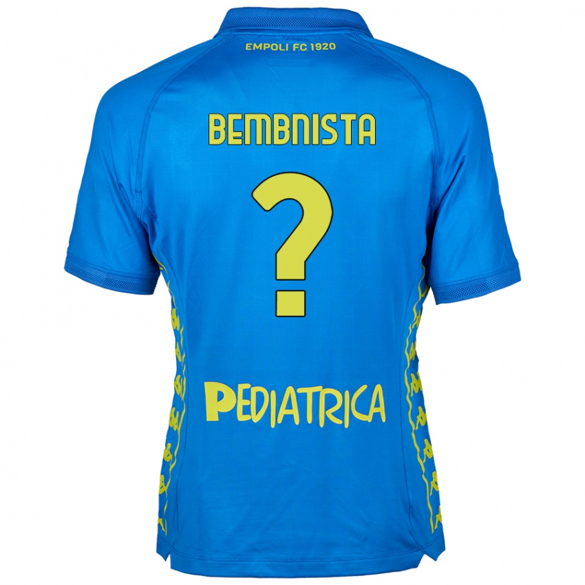 Criança Camisola Dawid Bembnista #0 Azul Principal 2024/25 Camisa Brasil