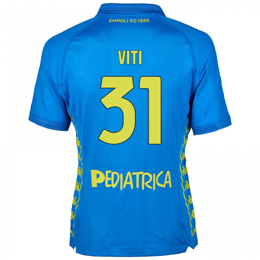 Criança Camisola Vittorio Viti #31 Azul Principal 2024/25 Camisa Brasil