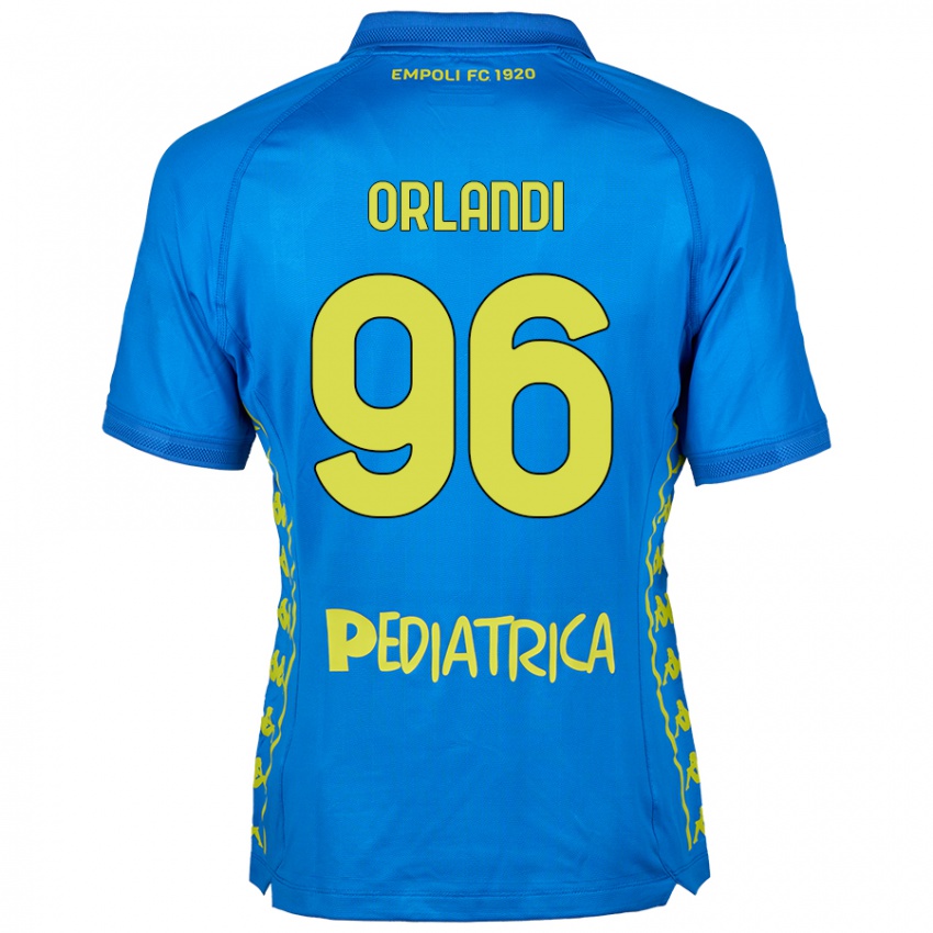 Criança Camisola Andrea Orlandi #96 Azul Principal 2024/25 Camisa Brasil