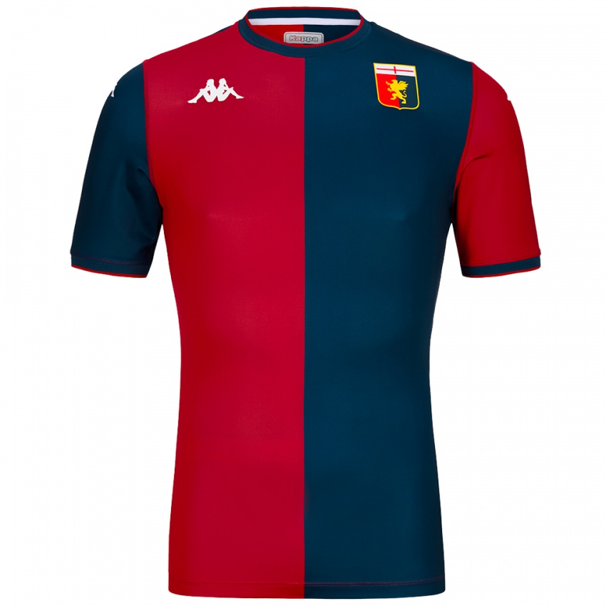 Criança Camisola Fabio Miretti #0 Azul Escuro Vermelho Principal 2024/25 Camisa Brasil