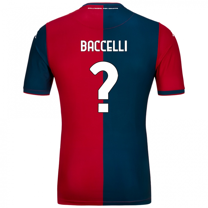 Criança Camisola Pietro Baccelli #0 Azul Escuro Vermelho Principal 2024/25 Camisa Brasil