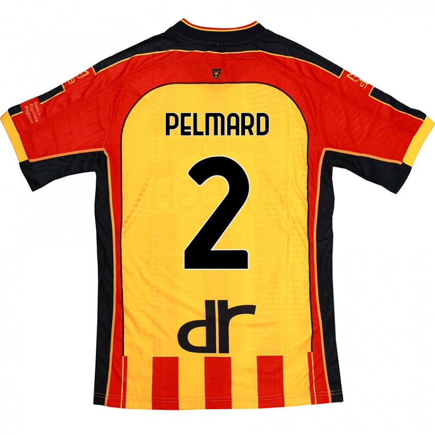 Criança Camisola Andy Pelmard #2 Vermelho Amarelo Principal 2024/25 Camisa Brasil