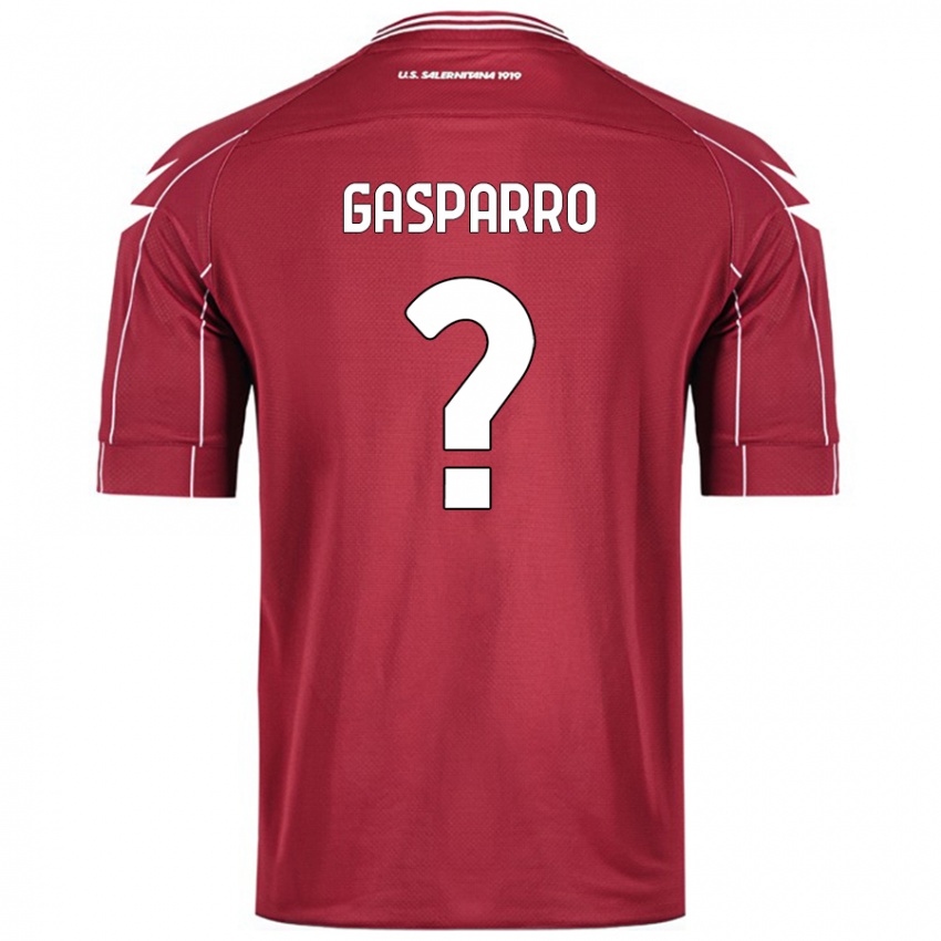 Criança Camisola Roberto Gasparro #0 Borgonha Principal 2024/25 Camisa Brasil