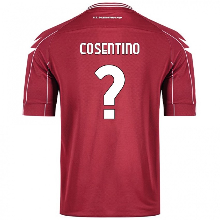 Criança Camisola Aldo Cosentino #0 Borgonha Principal 2024/25 Camisa Brasil