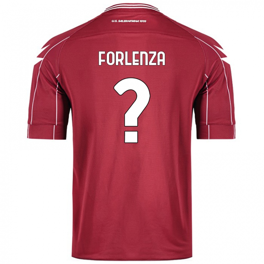 Criança Camisola Carlo Forlenza #0 Borgonha Principal 2024/25 Camisa Brasil