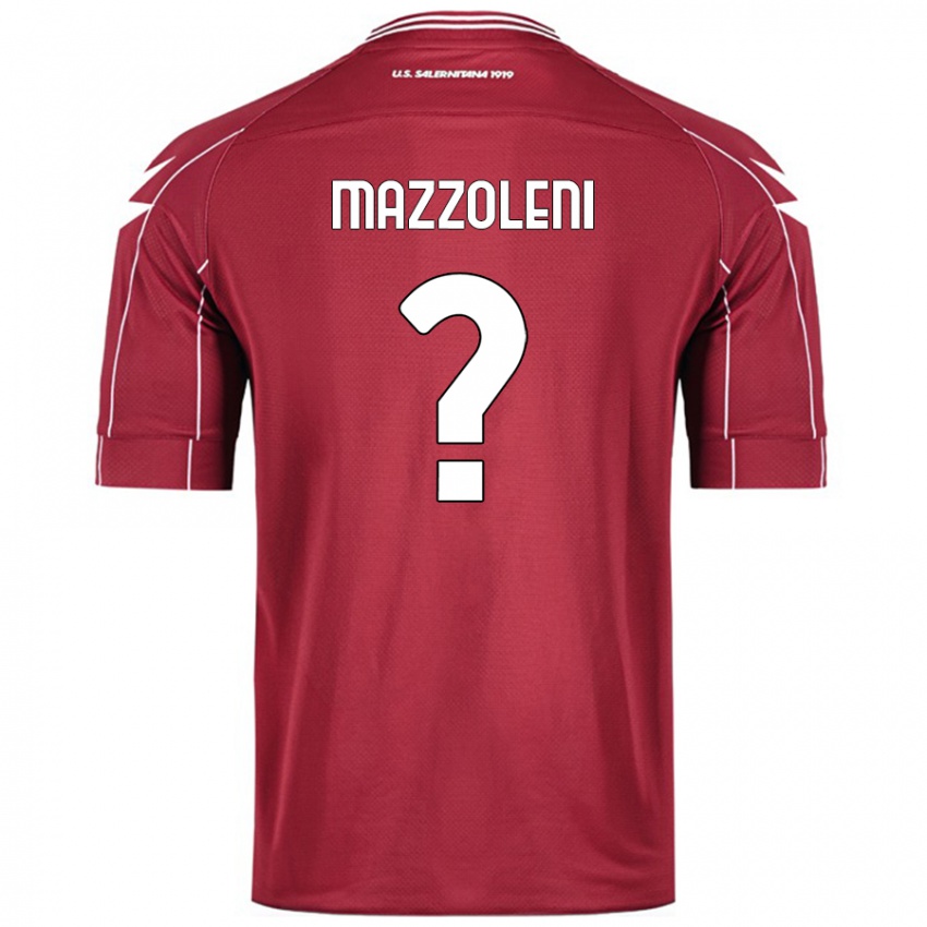 Criança Camisola Riccardo Mazzoleni #0 Borgonha Principal 2024/25 Camisa Brasil