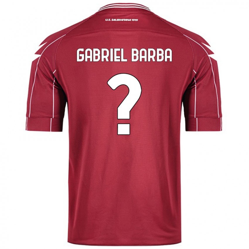 Criança Camisola Luigi Gabriel Barba #0 Borgonha Principal 2024/25 Camisa Brasil