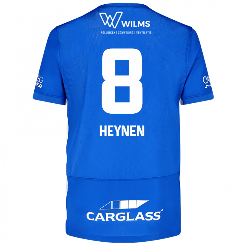 Criança Camisola Bryan Heynen #8 Azul Principal 2024/25 Camisa Brasil