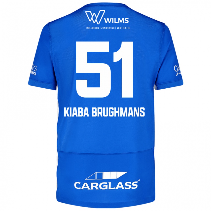 Criança Camisola Lucca Kiaba Brughmans #51 Azul Principal 2024/25 Camisa Brasil