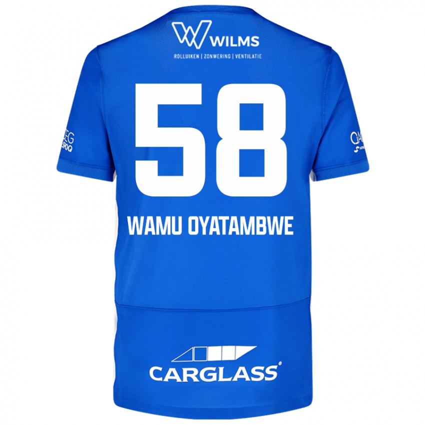 Criança Camisola Matthias Wamu Oyatambwe #58 Azul Principal 2024/25 Camisa Brasil