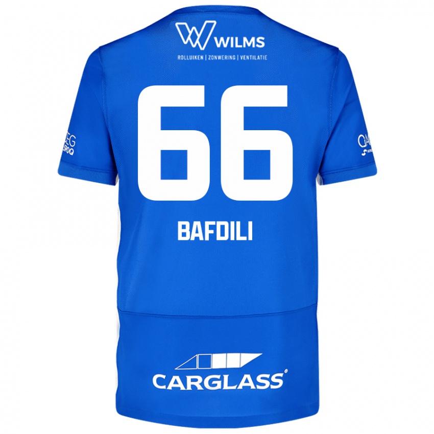 Criança Camisola Zaïd Bafdili #66 Azul Principal 2024/25 Camisa Brasil