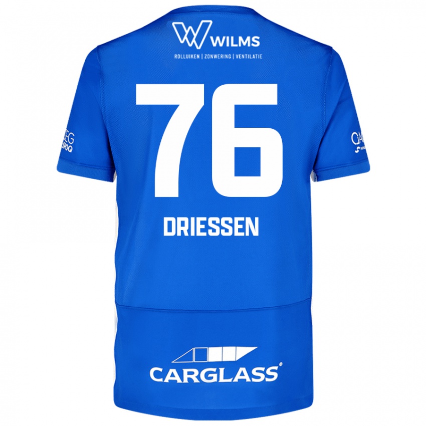 Criança Camisola Jelle Driessen #76 Azul Principal 2024/25 Camisa Brasil