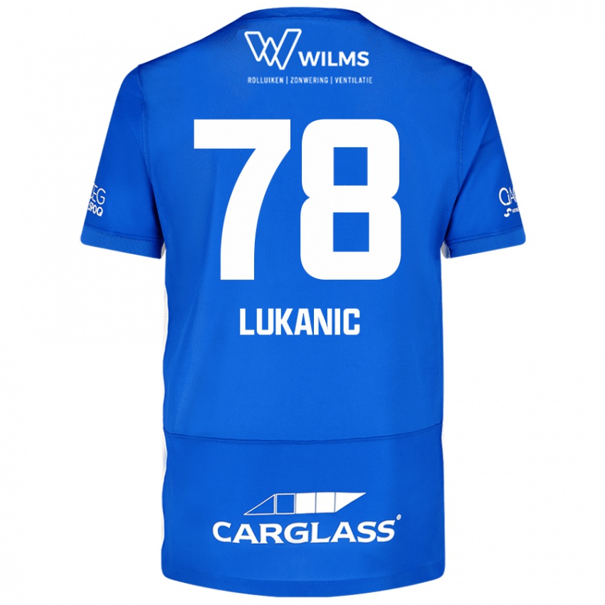 Criança Camisola Luka Lukanic #78 Azul Principal 2024/25 Camisa Brasil