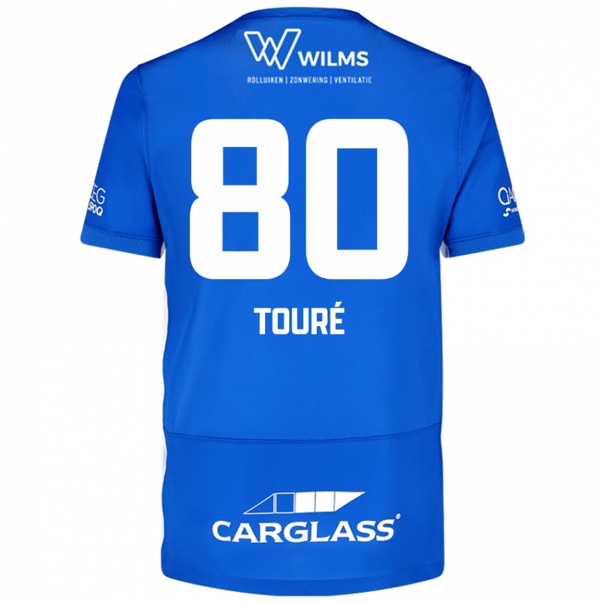 Criança Camisola Saïdou Touré #80 Azul Principal 2024/25 Camisa Brasil