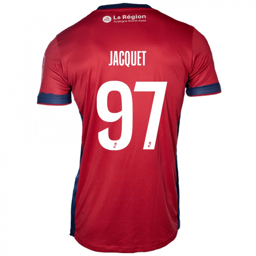 Criança Camisola Jérémy Jacquet #97 Ligeiro Bordeaux Principal 2024/25 Camisa Brasil