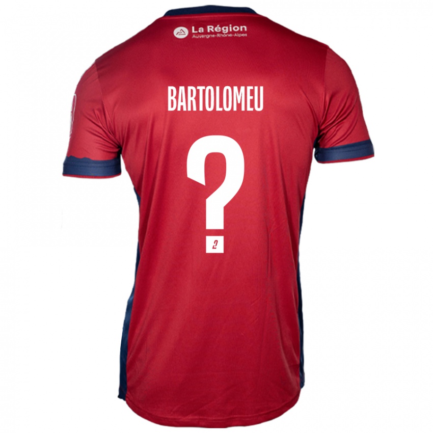 Criança Camisola Malo Bartolomeu #0 Ligeiro Bordeaux Principal 2024/25 Camisa Brasil