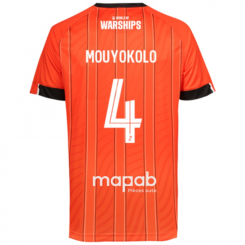 Criança Camisola Loris Mouyokolo #4 Laranja Principal 2024/25 Camisa Brasil