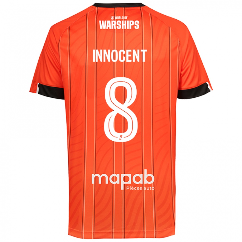 Criança Camisola Bonke Innocent #8 Laranja Principal 2024/25 Camisa Brasil