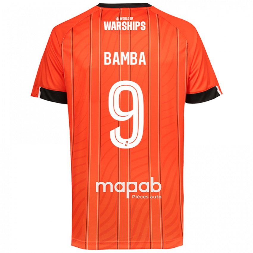 Criança Camisola Mohamed Bamba #9 Laranja Principal 2024/25 Camisa Brasil