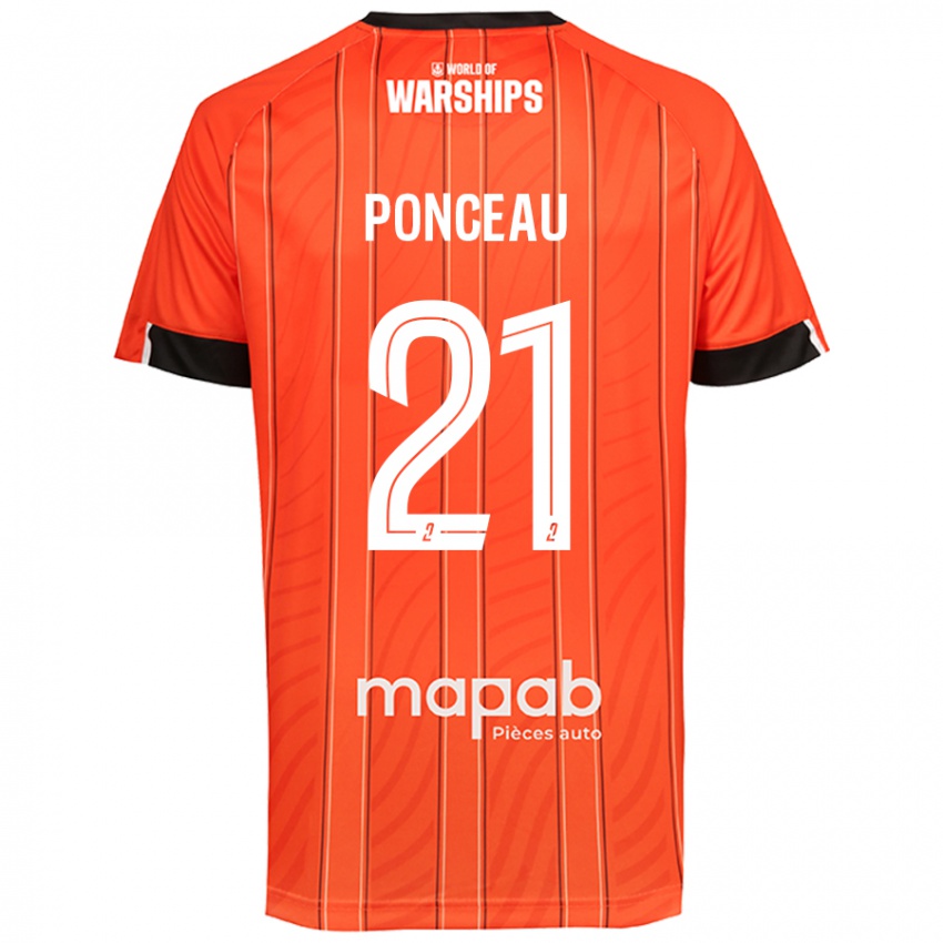 Criança Camisola Julien Ponceau #21 Laranja Principal 2024/25 Camisa Brasil