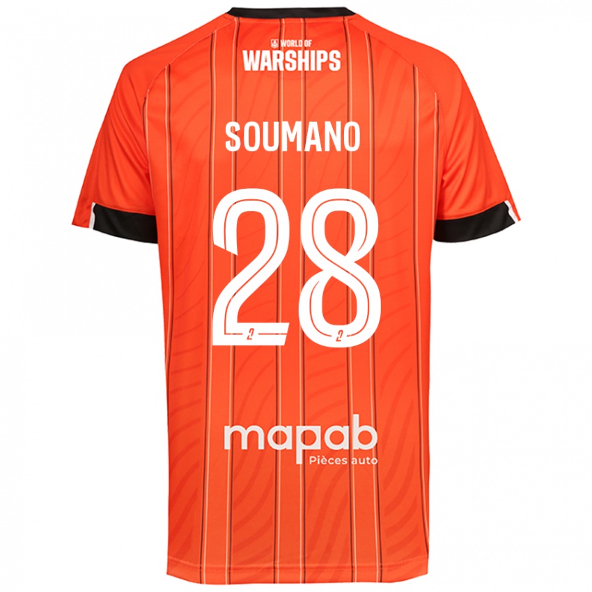 Criança Camisola Sambou Soumano #28 Laranja Principal 2024/25 Camisa Brasil