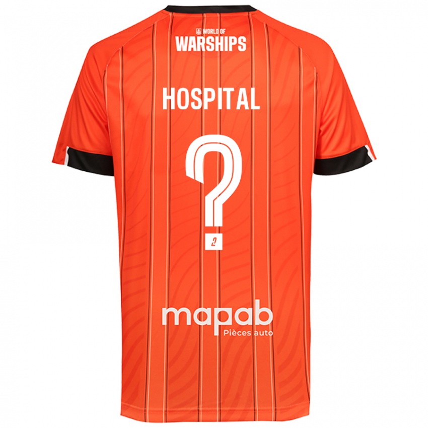 Criança Camisola Alex Hospital #0 Laranja Principal 2024/25 Camisa Brasil